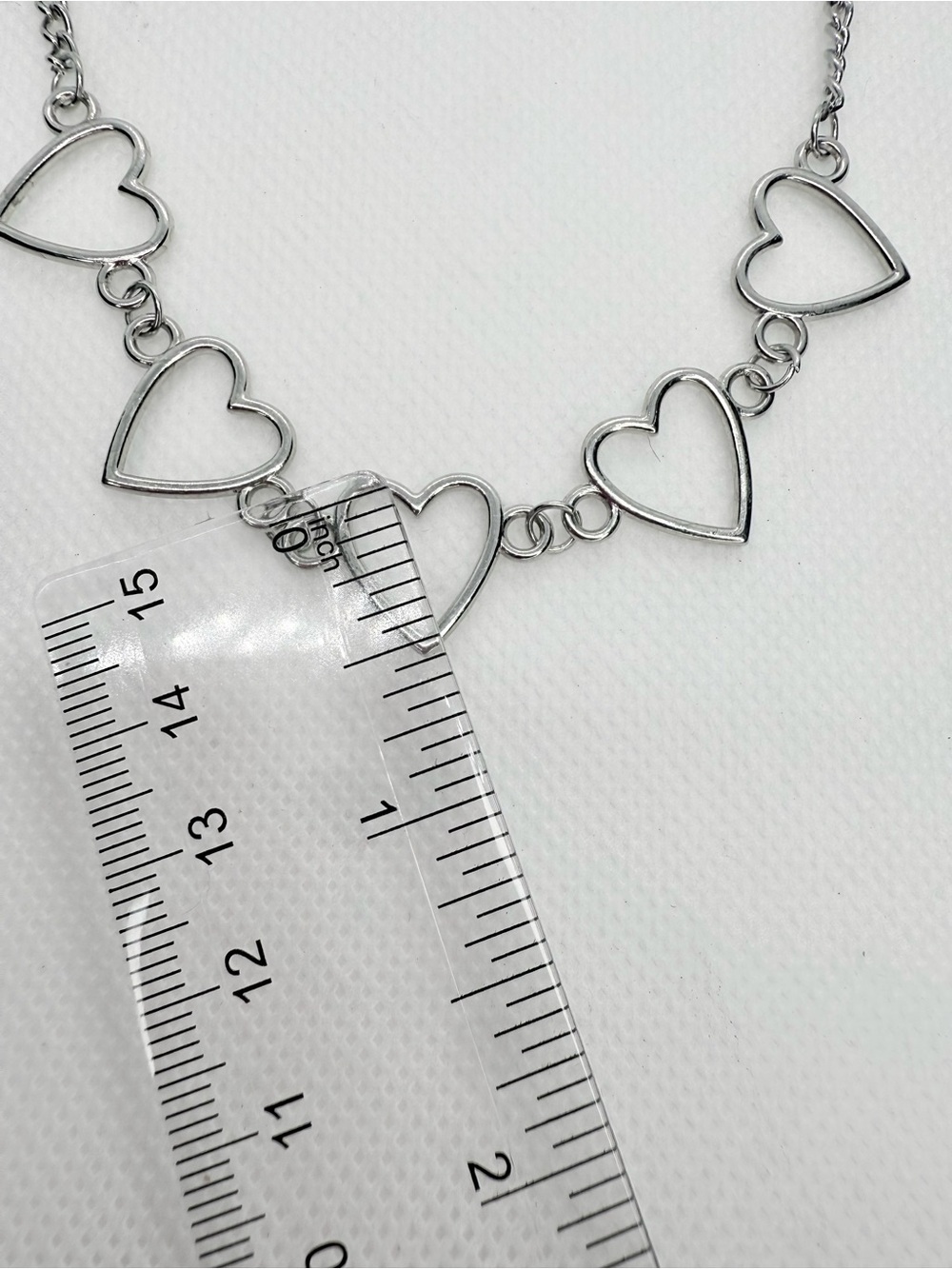 Silver lining Heart Link Necklace - Women's Jewelry - Picture 5 of 6